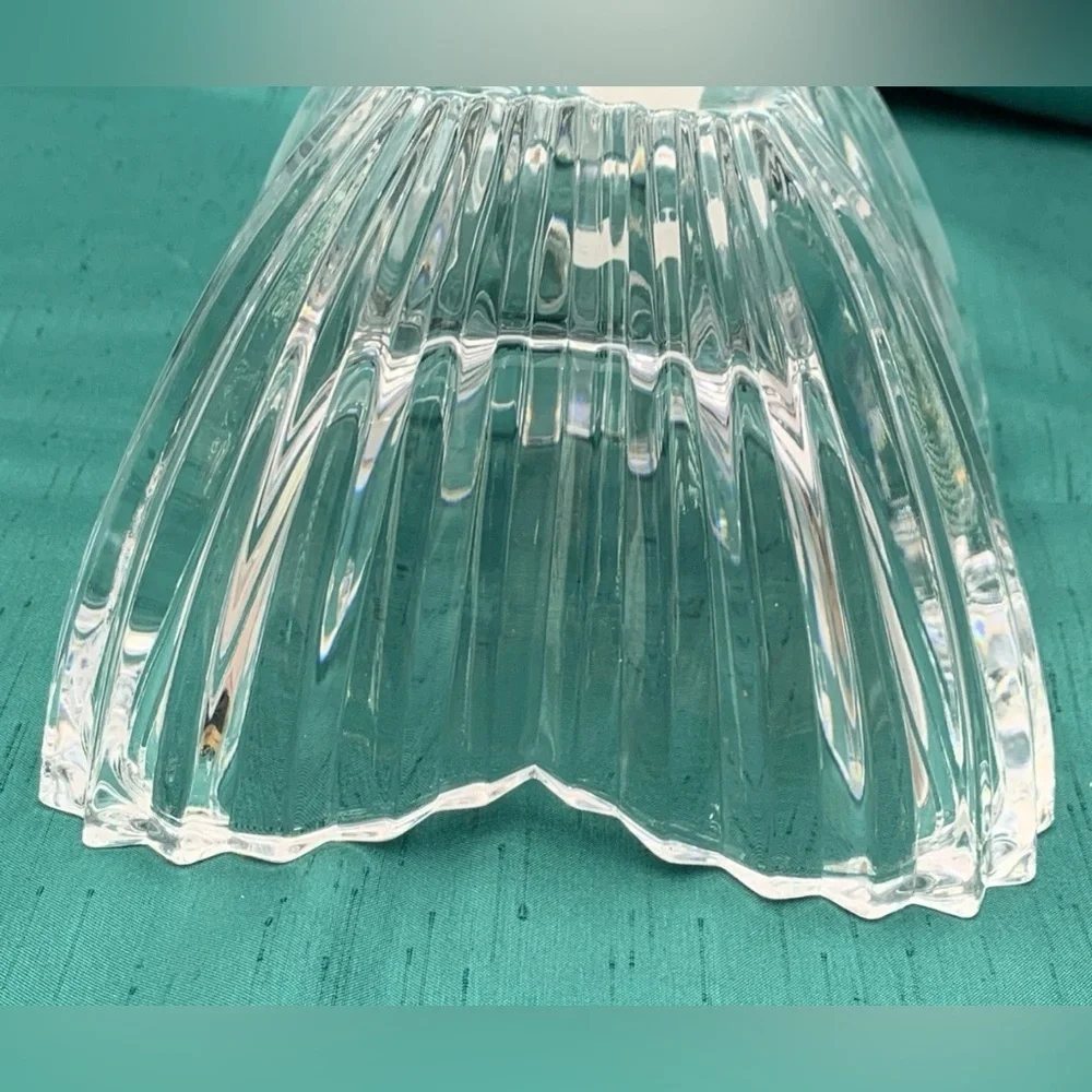 Vintage Crystal Glassware Mikasa Lydia Tulip Dish Elegant Home Decor Clear Glass - Picture 11 of 12